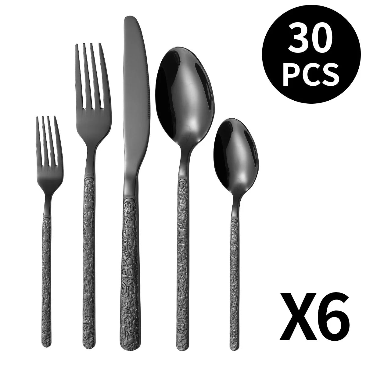 Cutlery Set 410 Stainless Steel Dishwasher-Safe Nordic Design