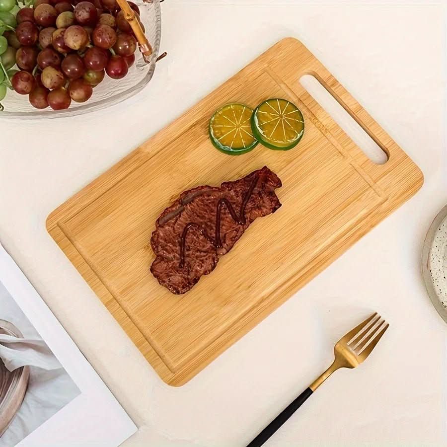 Cutting Board Bamboo Knife-Friendly Surface