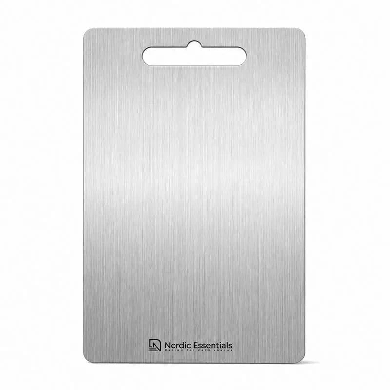 Cutting Board Double-Sided 304 Stainless Steel Easy-Clean Surface