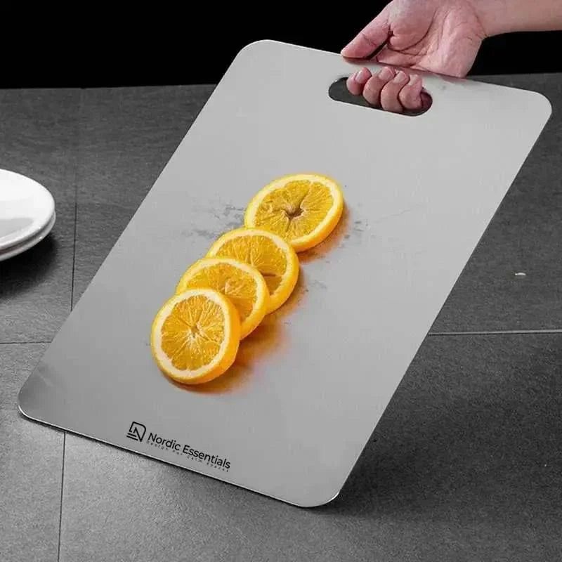 Cutting Board Double-Sided 304 Stainless Steel Easy-Clean Surface