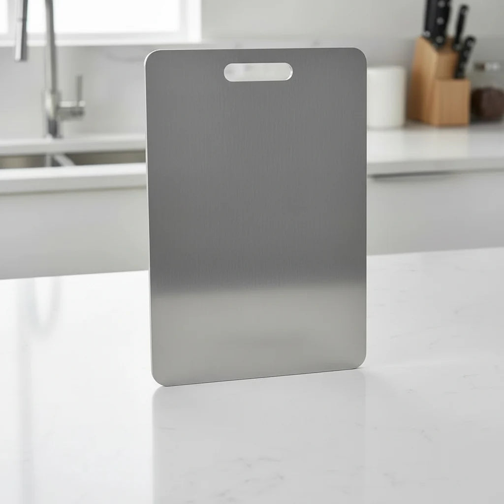 Cutting Board Stainless Steel Non-Slip Non-Porous Surface