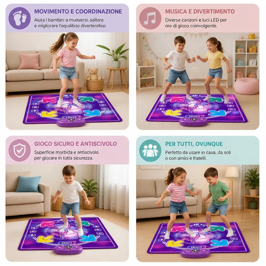 Dance Mat Interactive Music & LED Lights