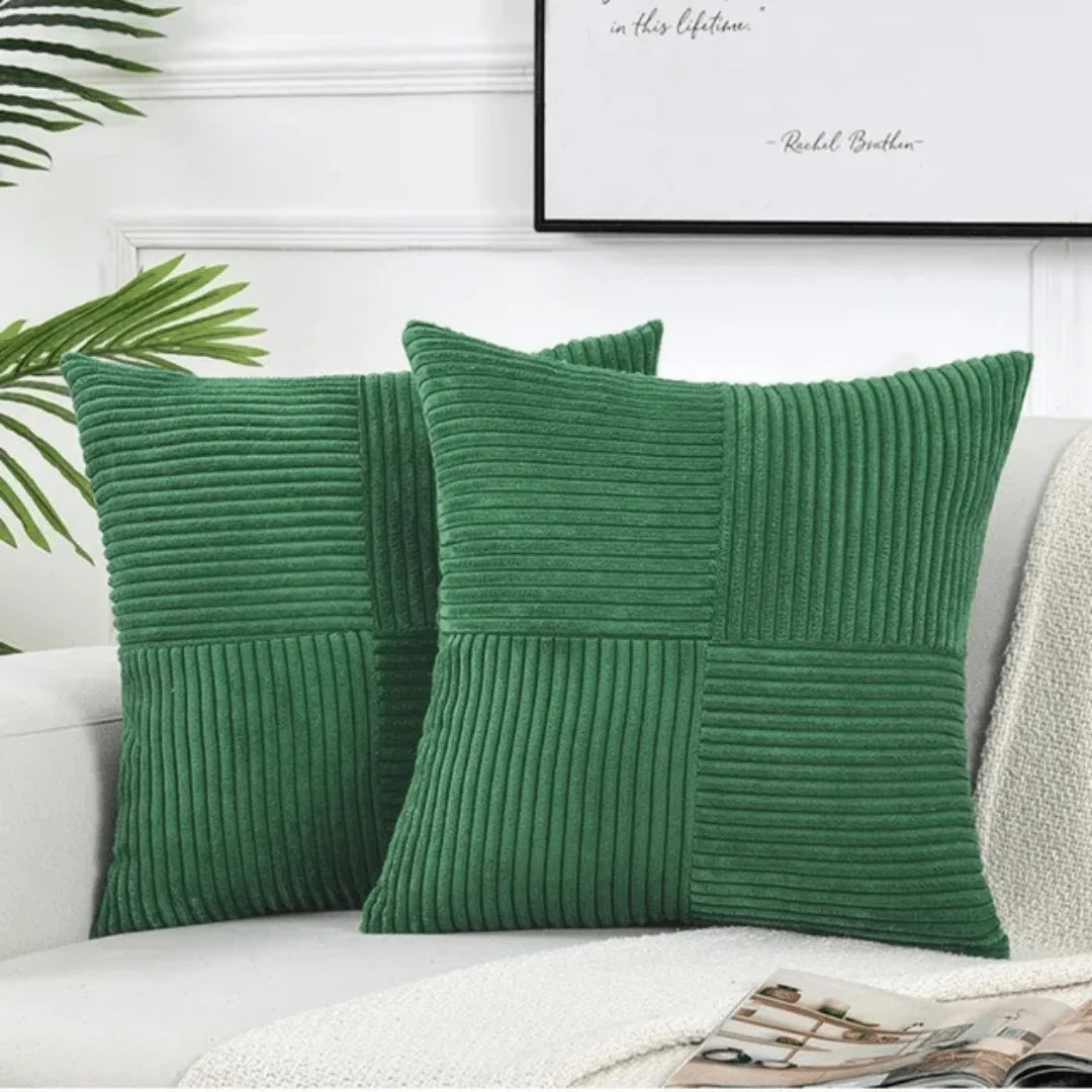 Decorative Cushion Cotton-Linen Blend Machine-Washable Cover