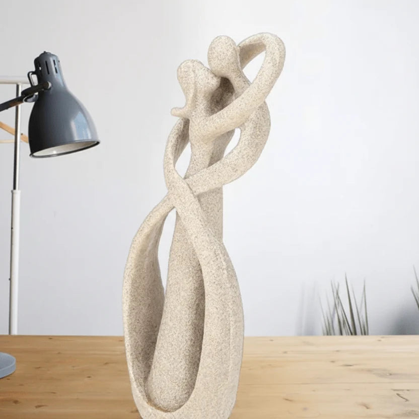 Decorative Sculpture Resin Abstract Embrace Design