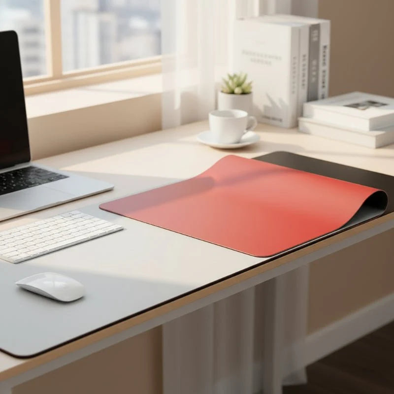 Desk Mat PU Leather Water-Repellent Non-Slip Base