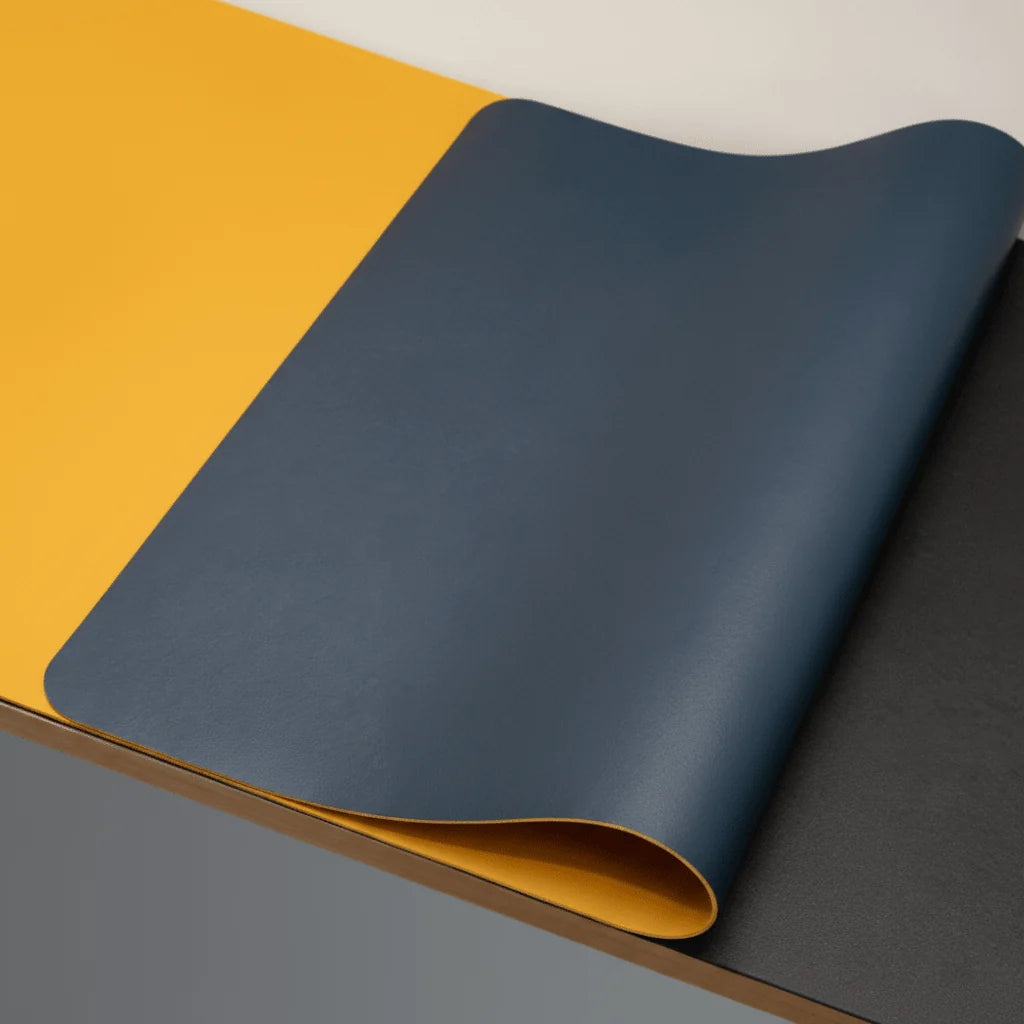 Desk Mat PU Leather Water-Repellent Non-Slip Base