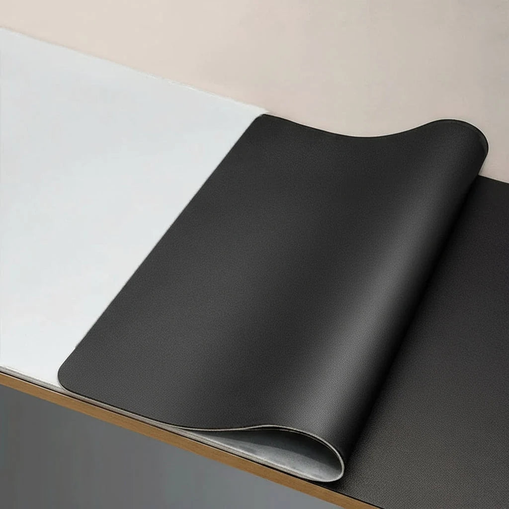Desk Mat PU Leather Water-Repellent Non-Slip Base