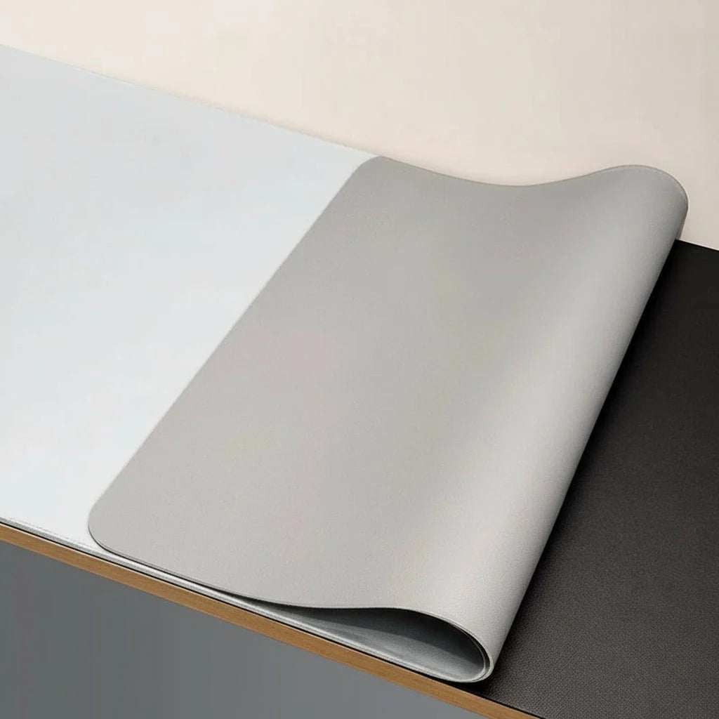 Desk Mat PU Leather Water-Repellent Non-Slip Base