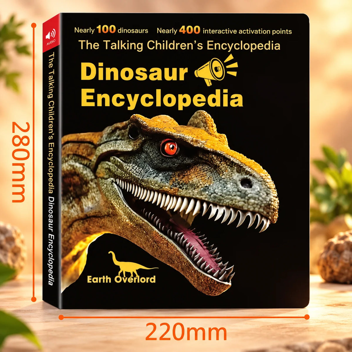 Dinosaur Encyclopedia Book Interactive Audio 400 Learning Points