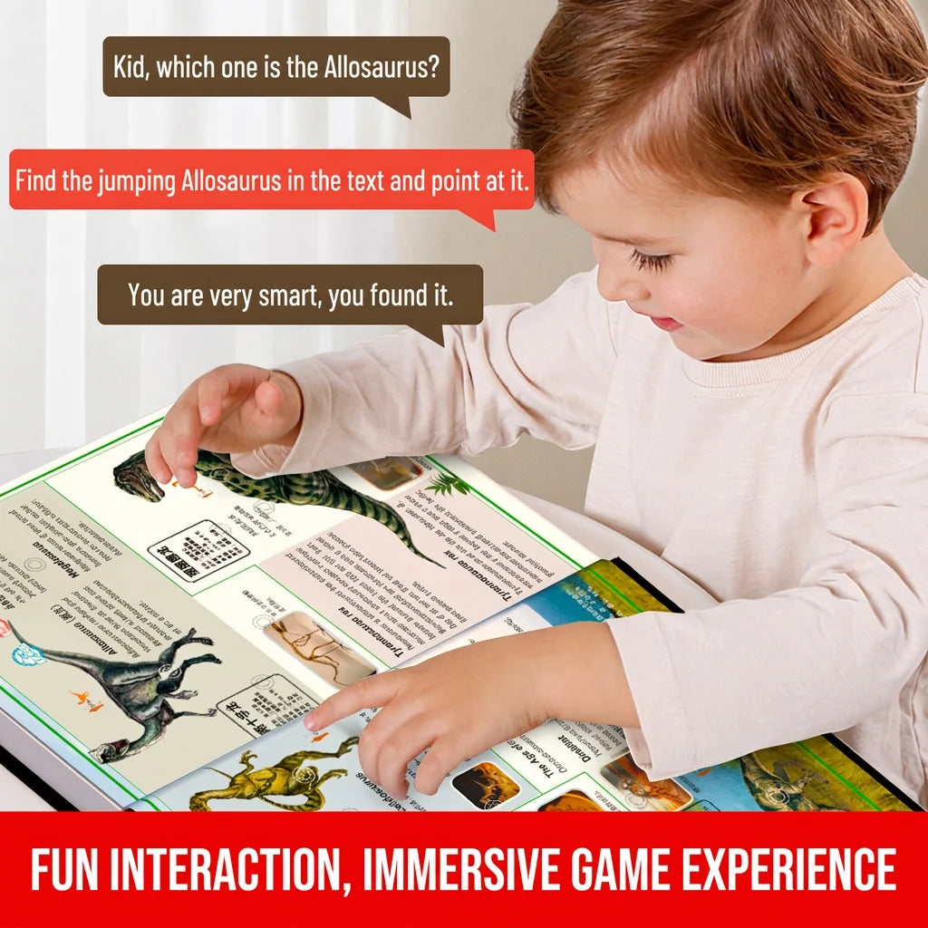 Dinosaur Encyclopedia Book Interactive Audio 400 Learning Points
