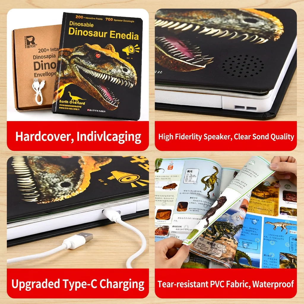 Dinosaur Encyclopedia Book Interactive Audio 400 Learning Points