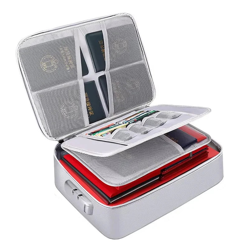 Document Organizer Bag Fire-Resistant Waterproof
