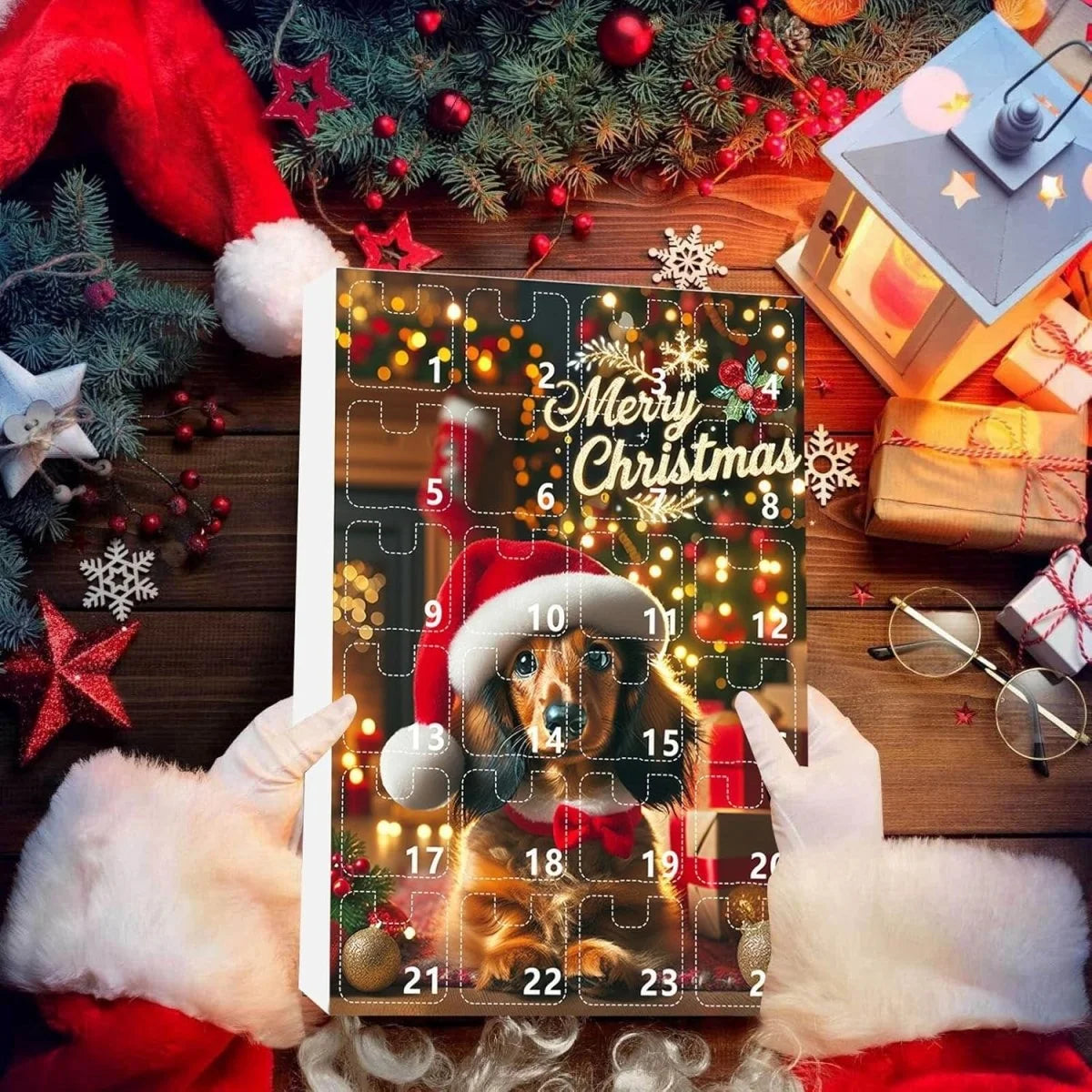 Dog Advent Calendar Dachshund-Themed 24 Daily Surprises