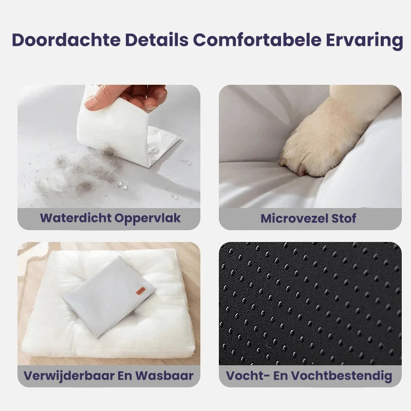 Dog Bed Orthopedic Memory Foam Waterproof & Machine-Washable Cover