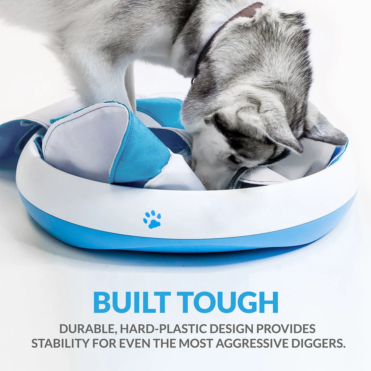 Dog Digging Toy Machine-Washable Flaps Durable Plastic Base