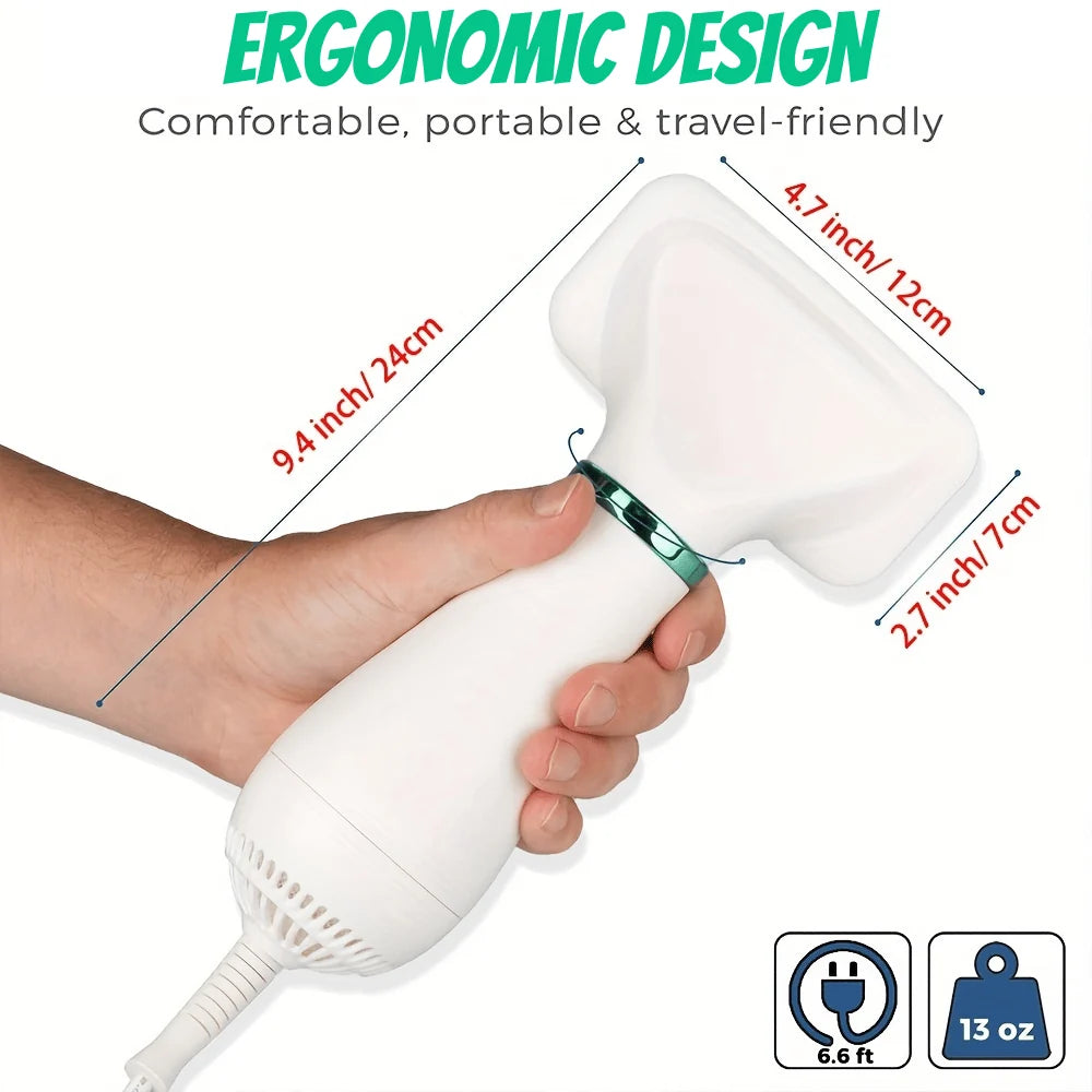 Dog Hair Dryer Brush 2-in-1 Quiet Drying & Detangling