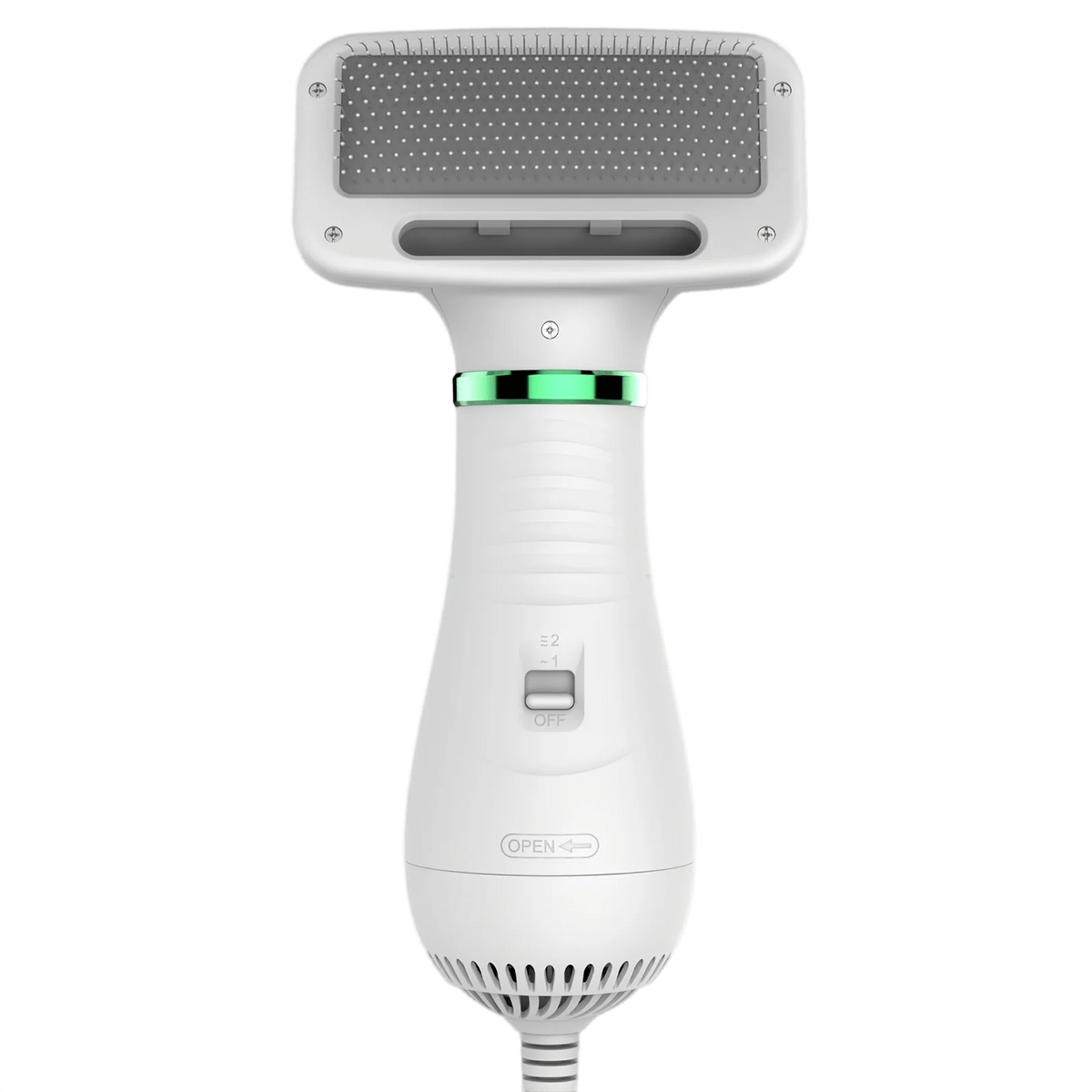 Dog Hair Dryer Brush 2-in-1 Quiet Drying & Detangling