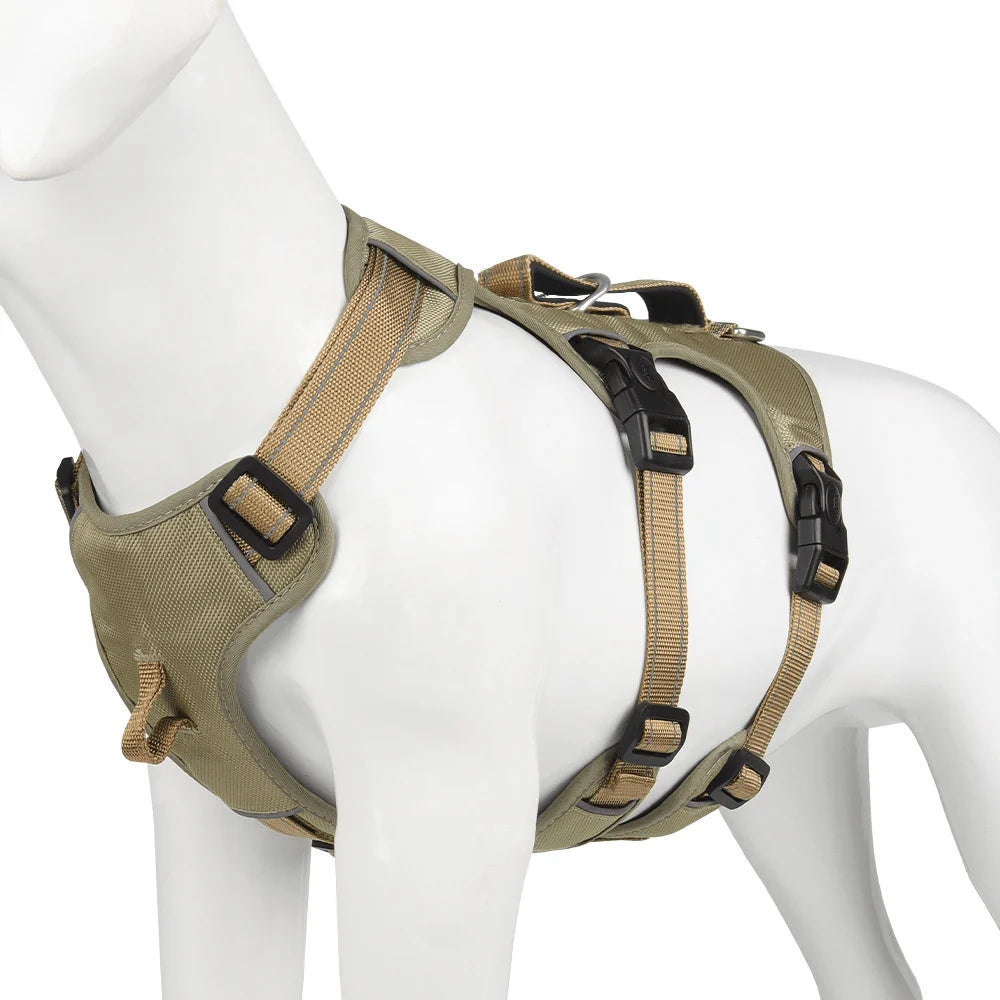 Dog Harness No-Pull Reflective Escape-Resistant
