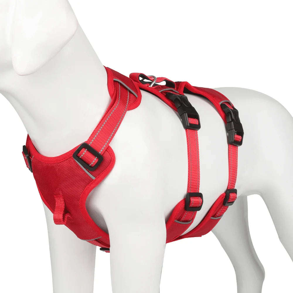 Dog Harness No-Pull Reflective Escape-Resistant