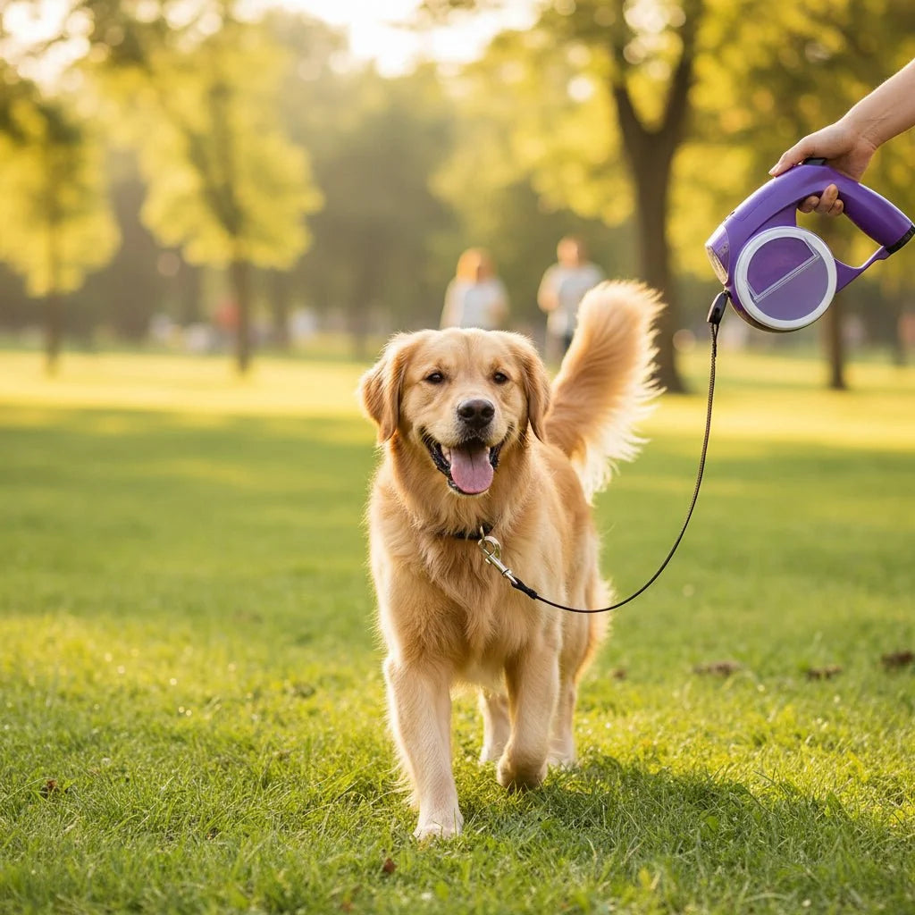 Dog Leash Adjustable Length Reflective Weather-Resistant Nylon
