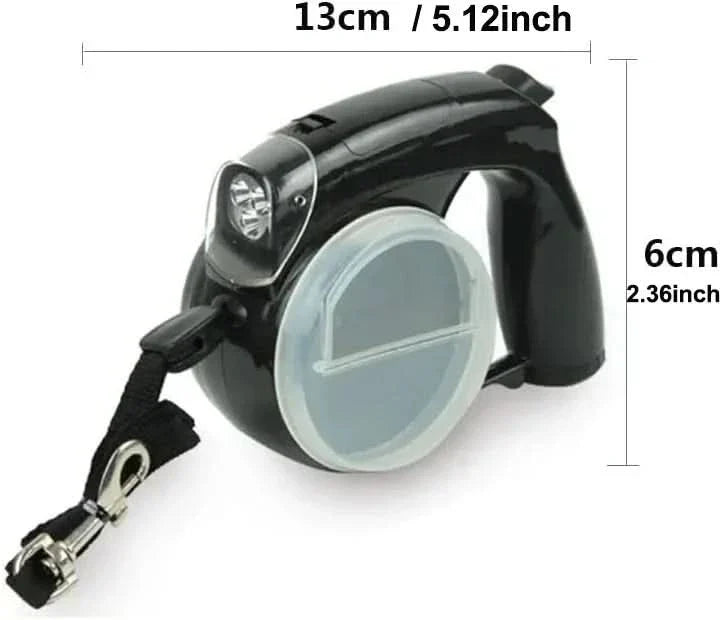 Dog Leash Adjustable Length Reflective Weather-Resistant Nylon