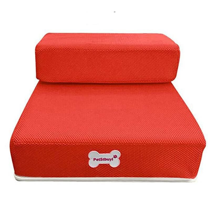 Dog Stairs Two-Step Padded Non-Slip Washable Cover