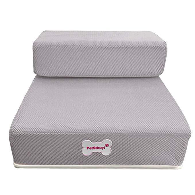 Dog Stairs Two-Step Padded Non-Slip Washable Cover