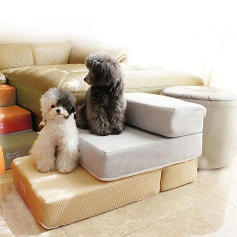 Dog Stairs Two-Step Padded Non-Slip Washable Cover