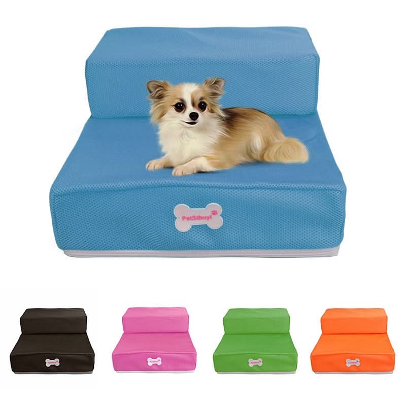 Dog Stairs Two-Step Padded Non-Slip Washable Cover