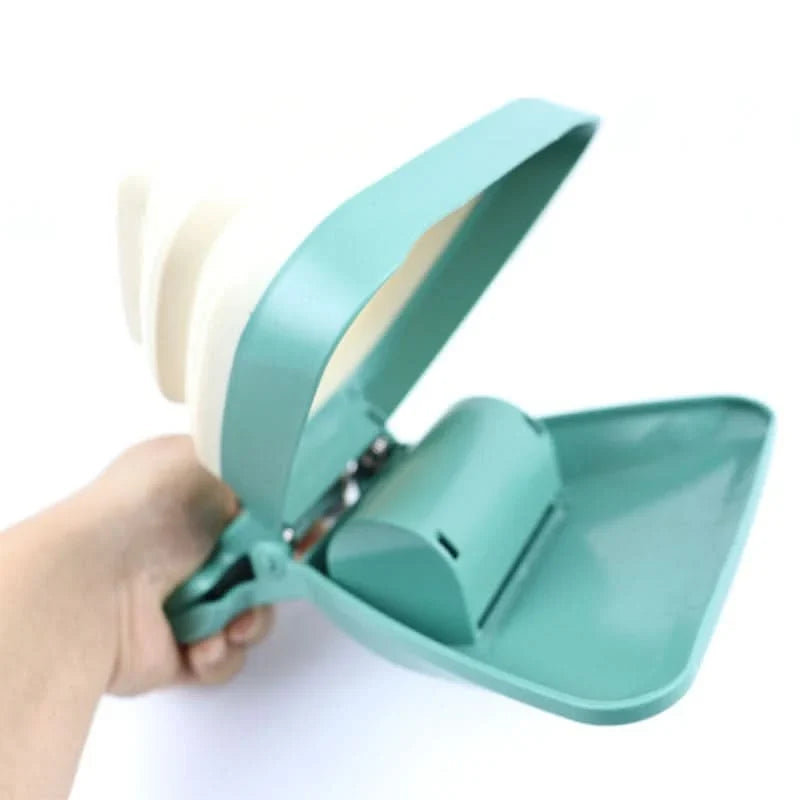 Dog Waste Picker Adjustable Grabber Clip-On Design