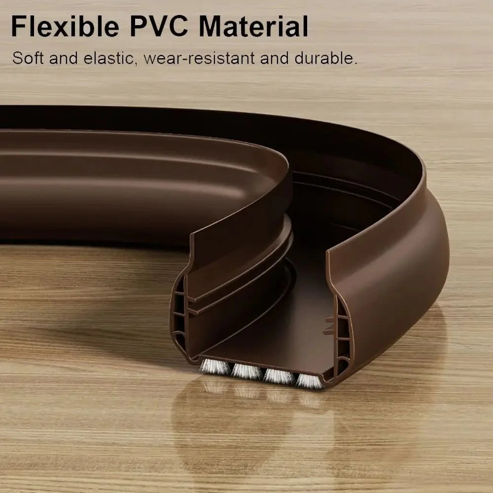 Door Draft Stopper Adjustable Foam Noise & Dust Blocking