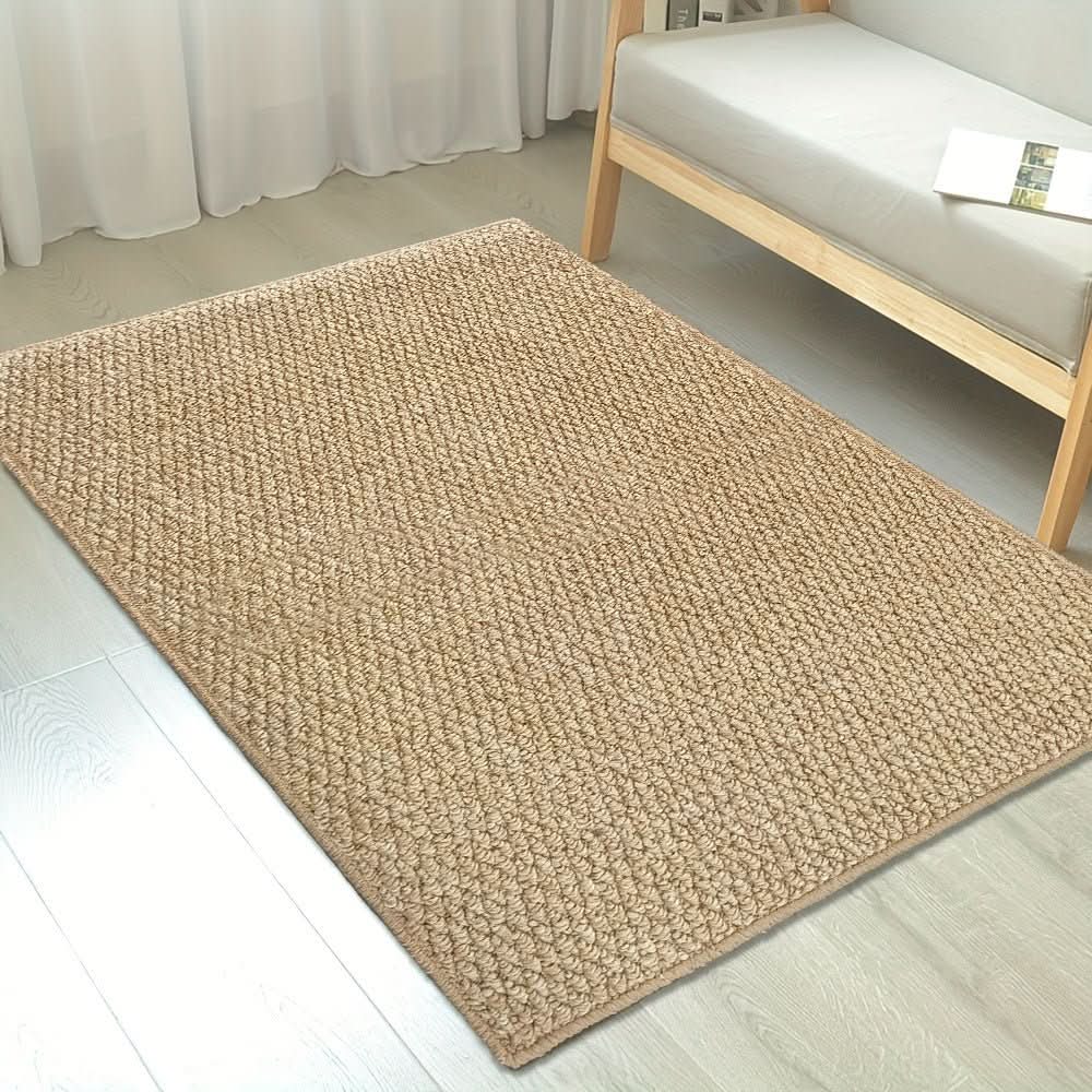 Doormat Jute-Look Dirt & Moisture Absorbent Non-Slip Backing