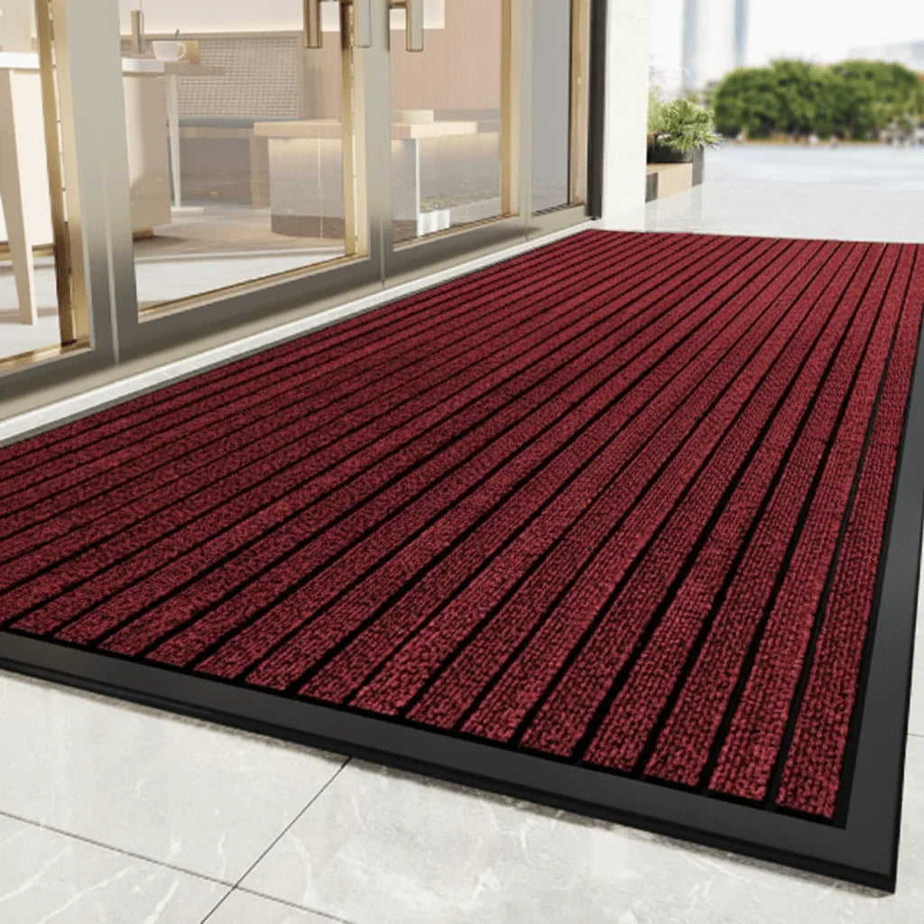 Doormat Striped Dirt-Trapping Non-Slip Backing