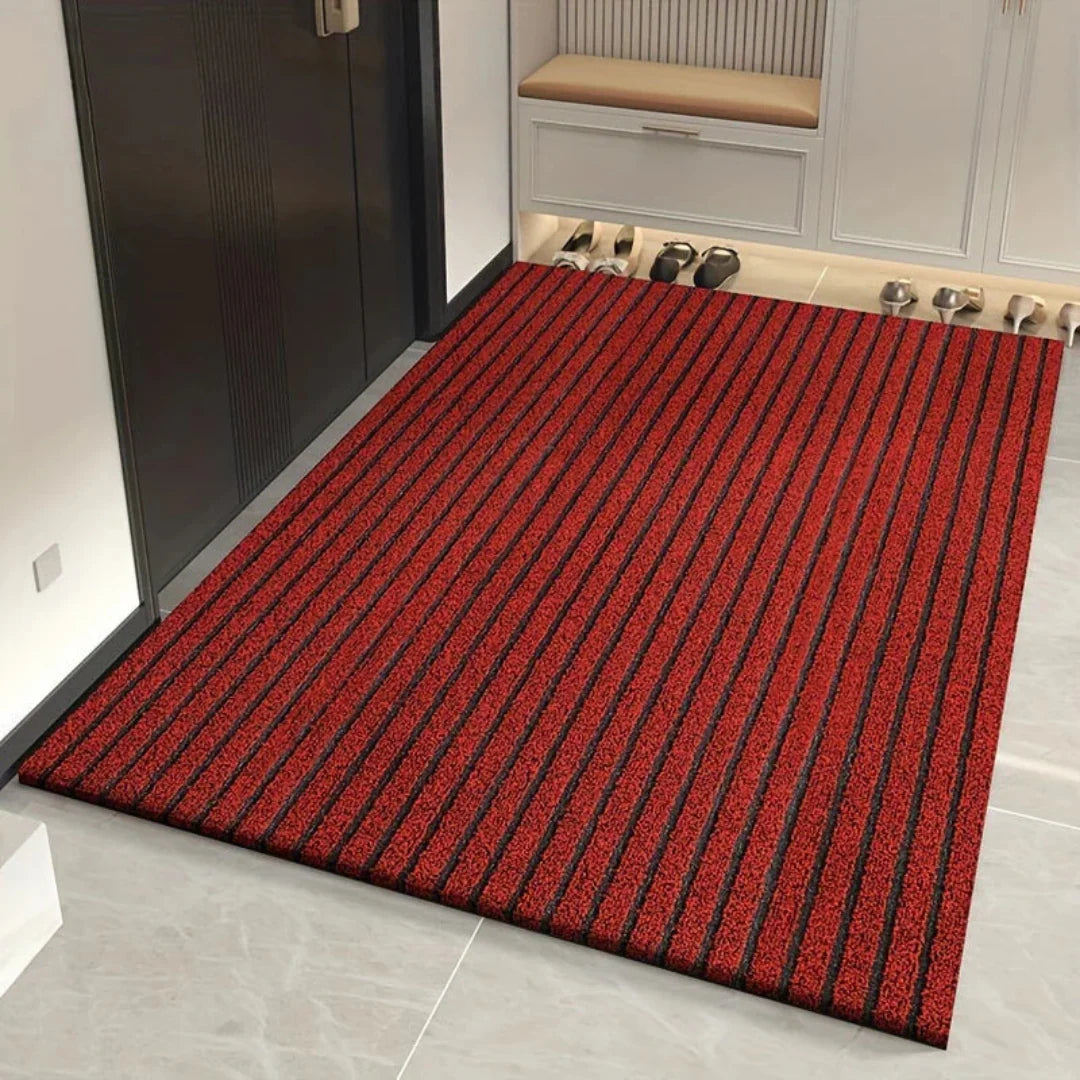 Doormat Striped Non-Slip Weather-Resistant Indoor & Outdoor