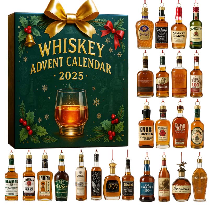 Drink Advent Calendar 24 Mini Bottles Whisky Or Beer