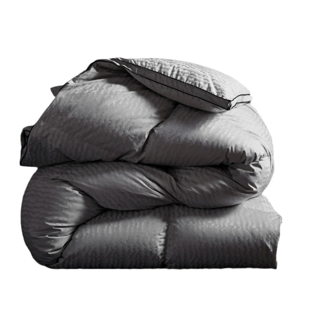 Duvet Goose & Duck Down Breathable Check Quilted All-Season Comfort