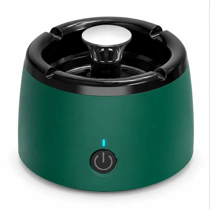 Electric Ashtray Activated Carbon Filter Rechargeable Design