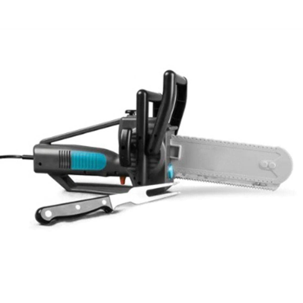 Electric Carving Knife 100W Stainless Steel Blades Removable Safety Guard
