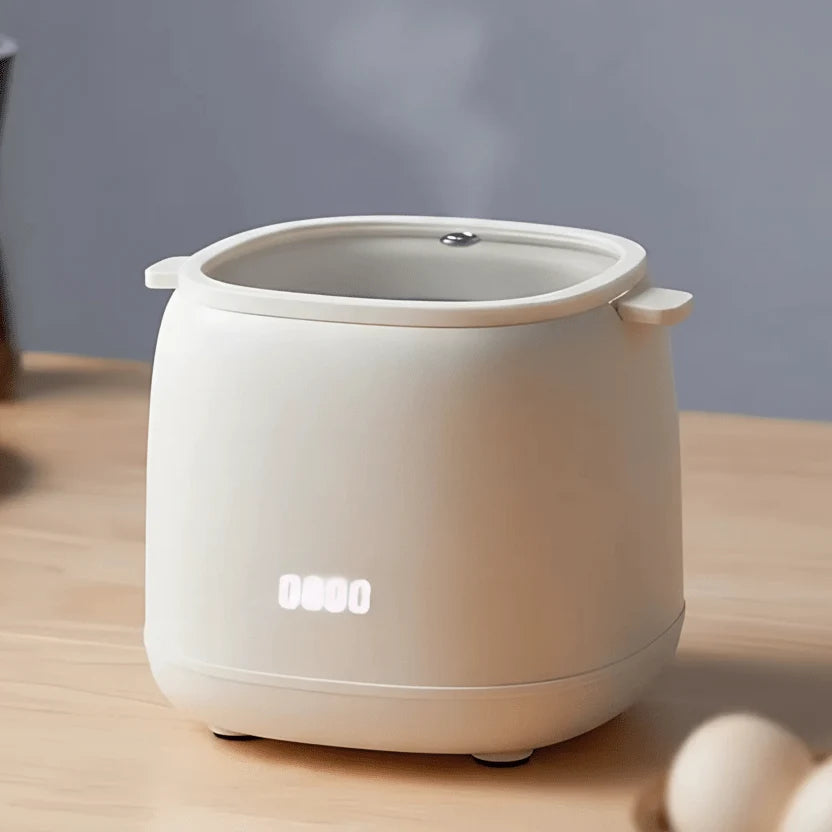Electric Egg Cooker One-Button Automatic Shutoff Compact Design