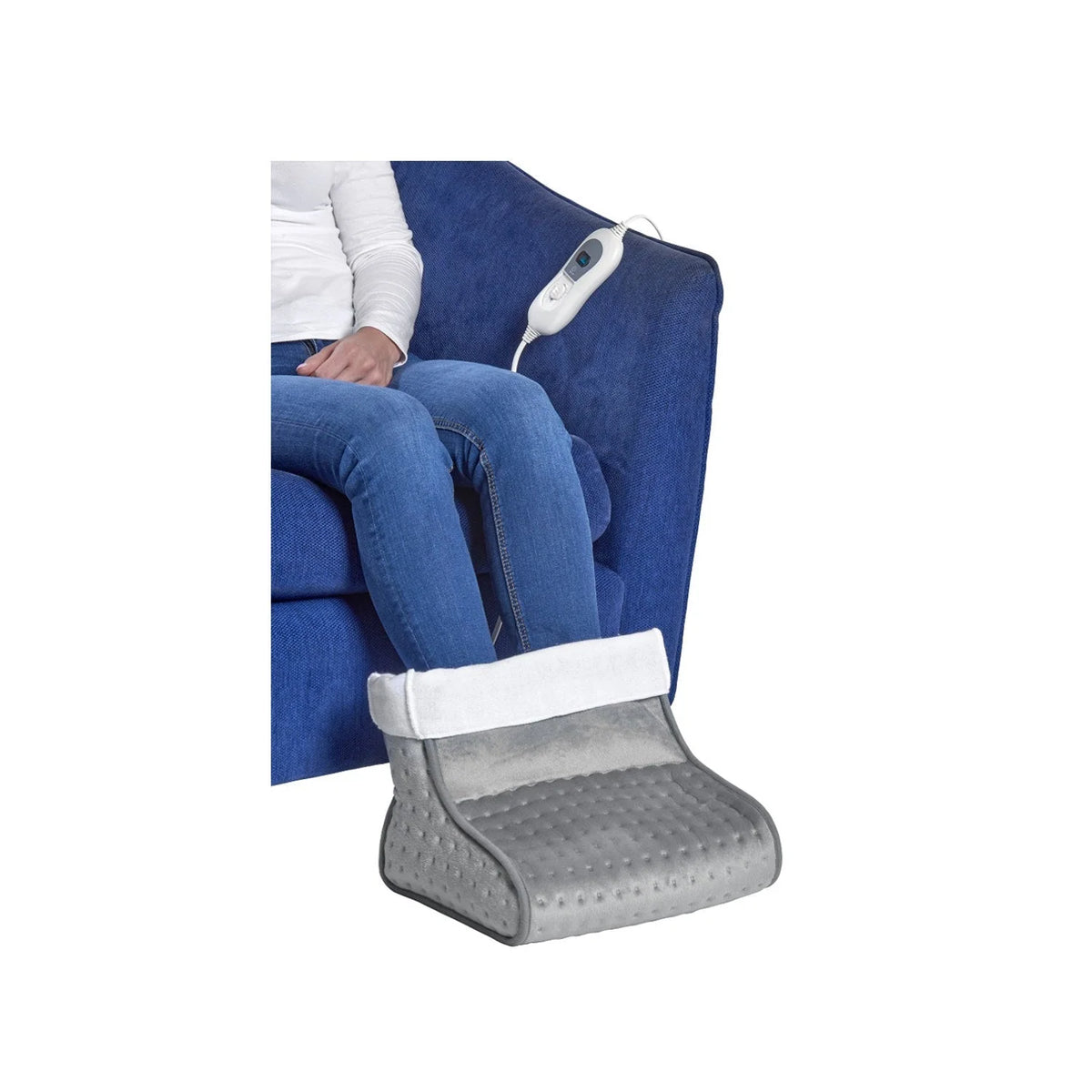 Electric Foot Warmer 3 Heat Settings Washable Plush Lining
