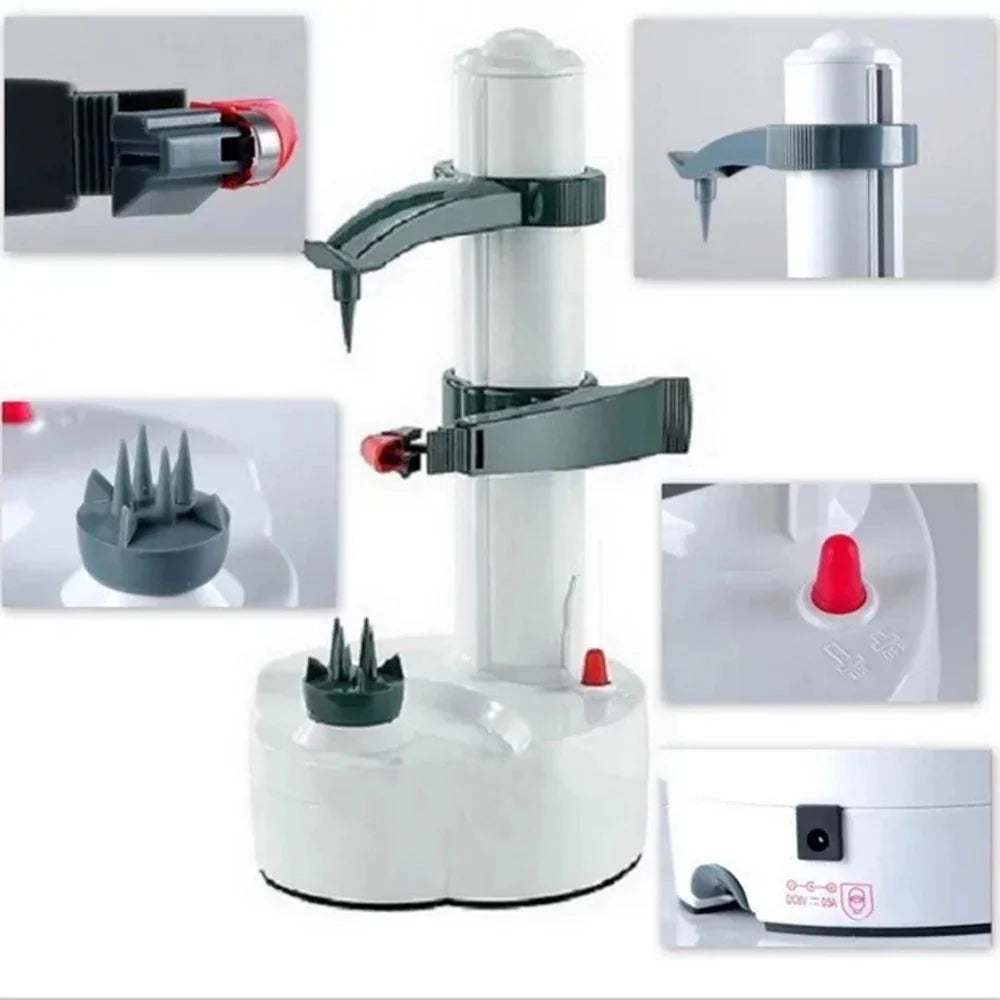 Electric Potato Peeler Rotating Blade Automatic Shutoff