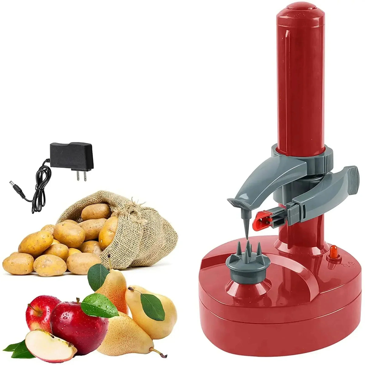 Electric Potato Peeler Rotating Blade Automatic Shutoff