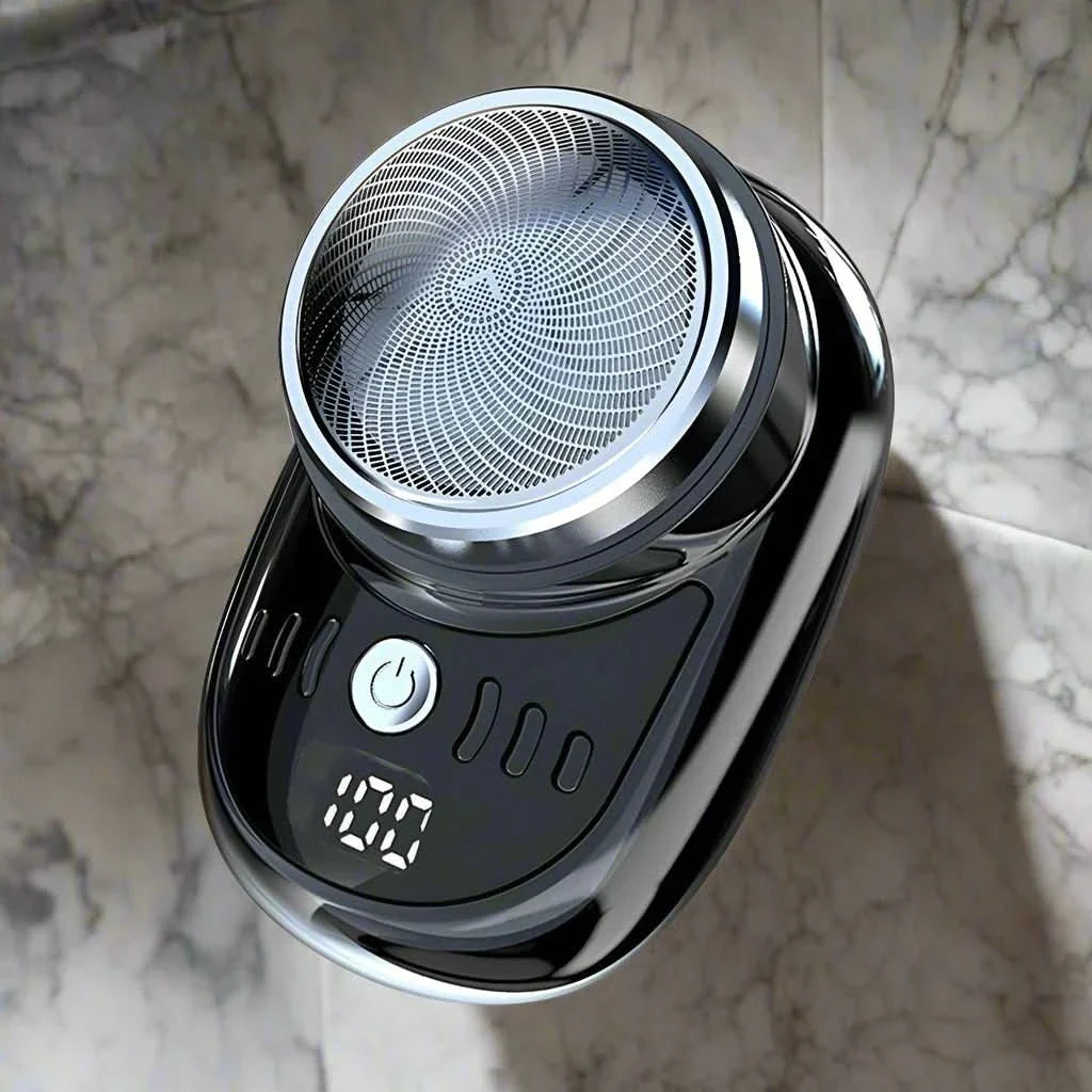 Electric Shaver Compact Cordless USB Rechargeable Digital Battery Display