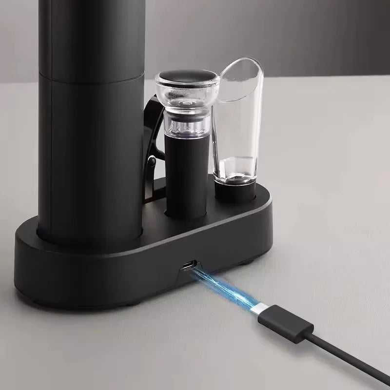 Electric Wine Opener Rechargeable 4-in-1 Set