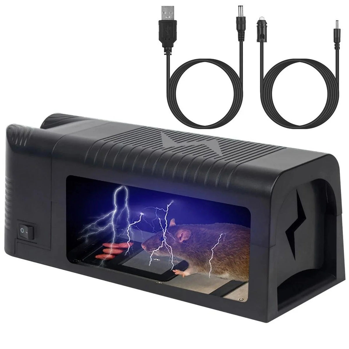 Electronic Rat Trap USB Rechargeable Hands-Free Disposal