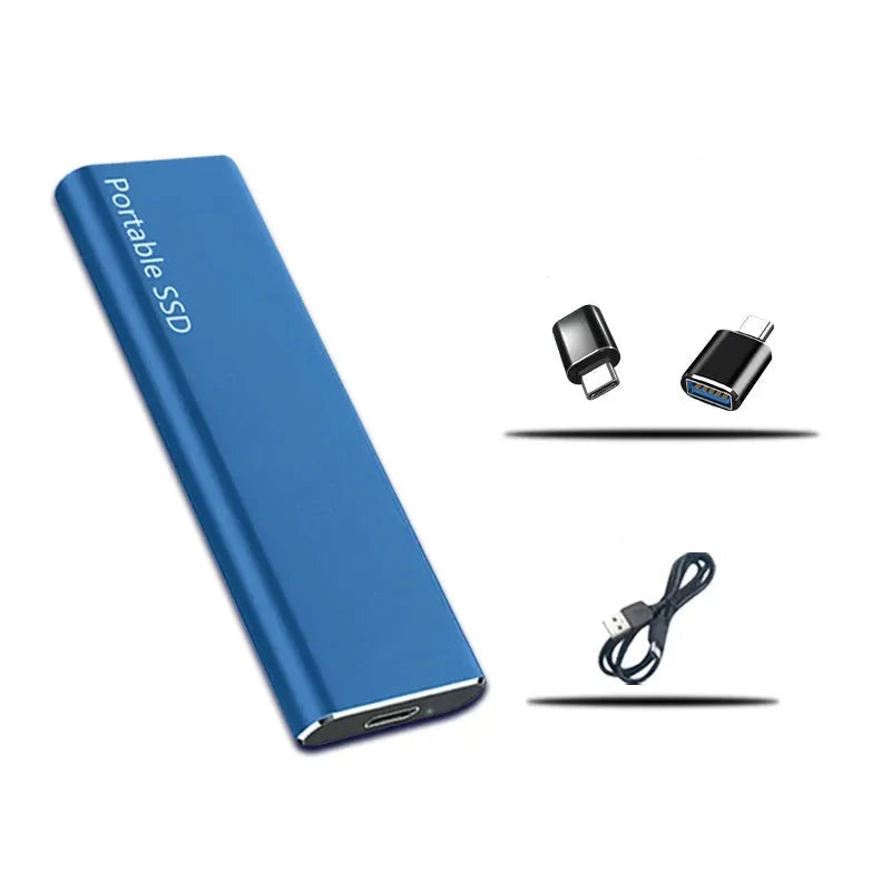External Hard Drive Portable USB-C 4TB Storage Plug-and-Play