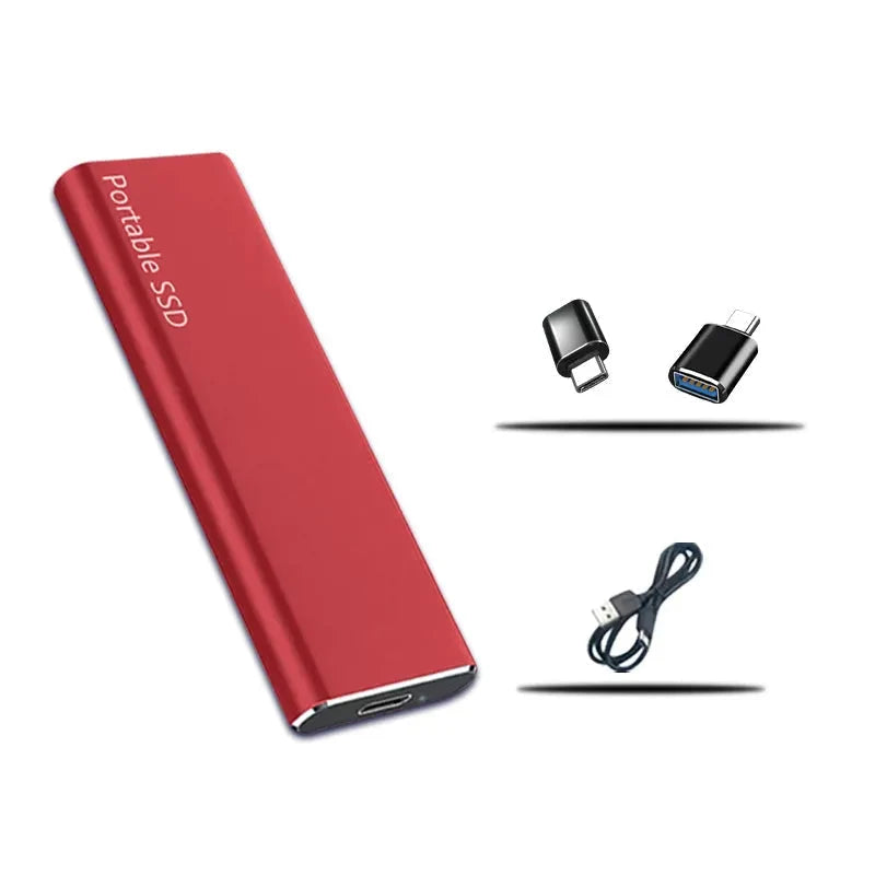 External Hard Drive Portable USB-C 4TB Storage Plug-and-Play