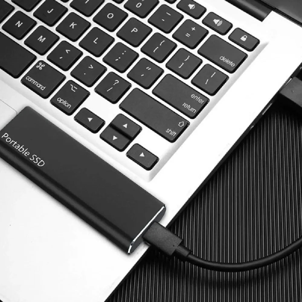 External Hard Drive Portable USB-C 4TB Storage Plug-and-Play