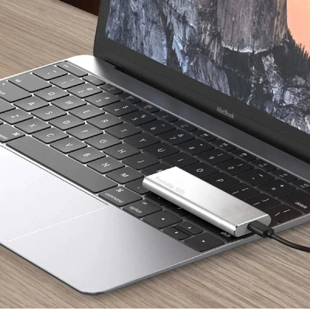 External Hard Drive Portable USB-C 4TB Storage Plug-and-Play