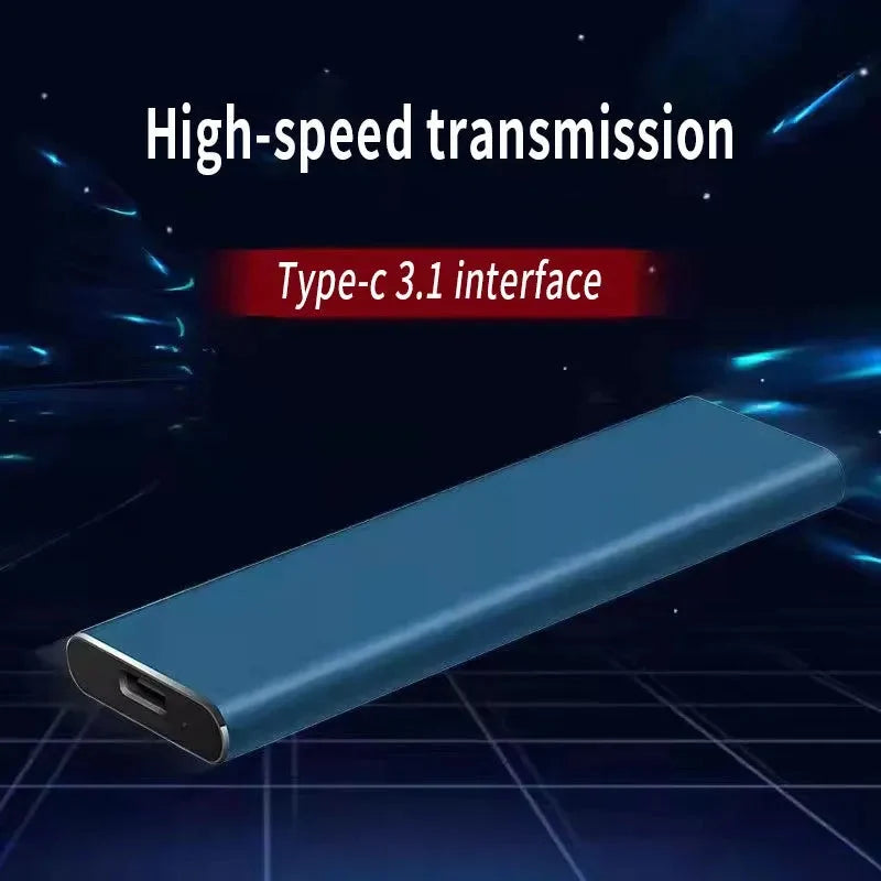 External Hard Drive Portable USB-C 4TB Storage Plug-and-Play